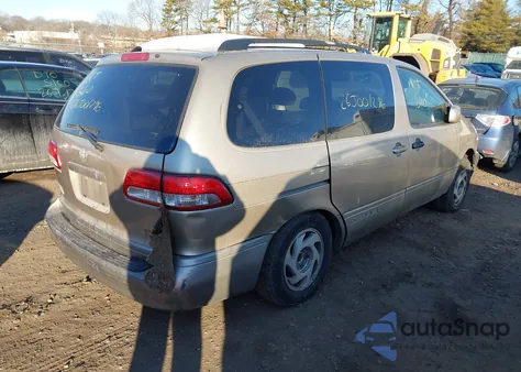 2003 Toyota Sienna Le z USA, uszkodzony, nr VIN 4T3ZF13C33U545871